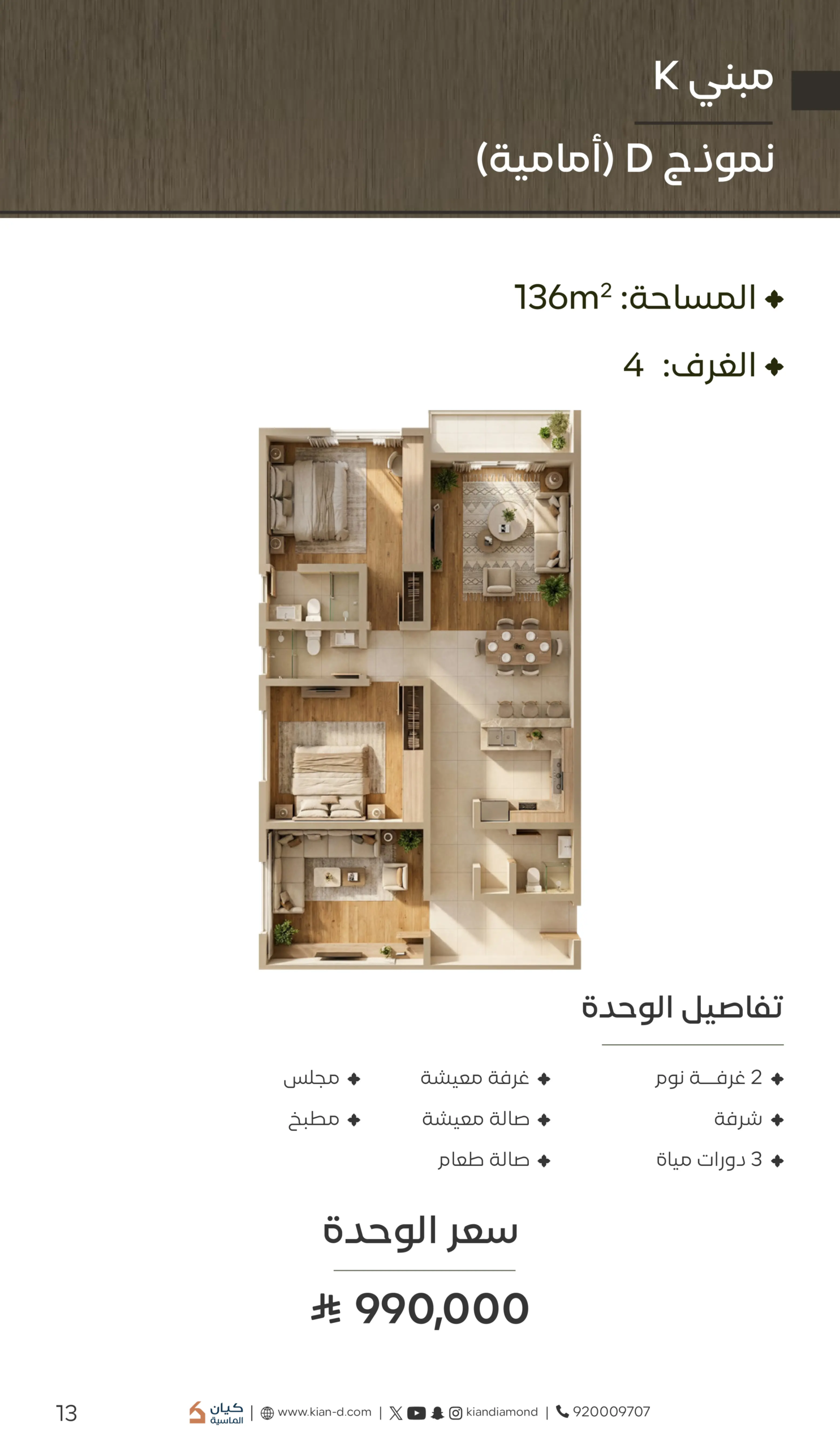 مشروع كيان ريزيدنس-13